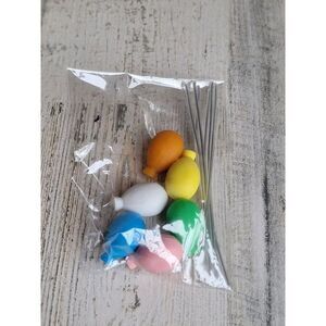 Rainbow colorful balloon accessory Village sets Xmas